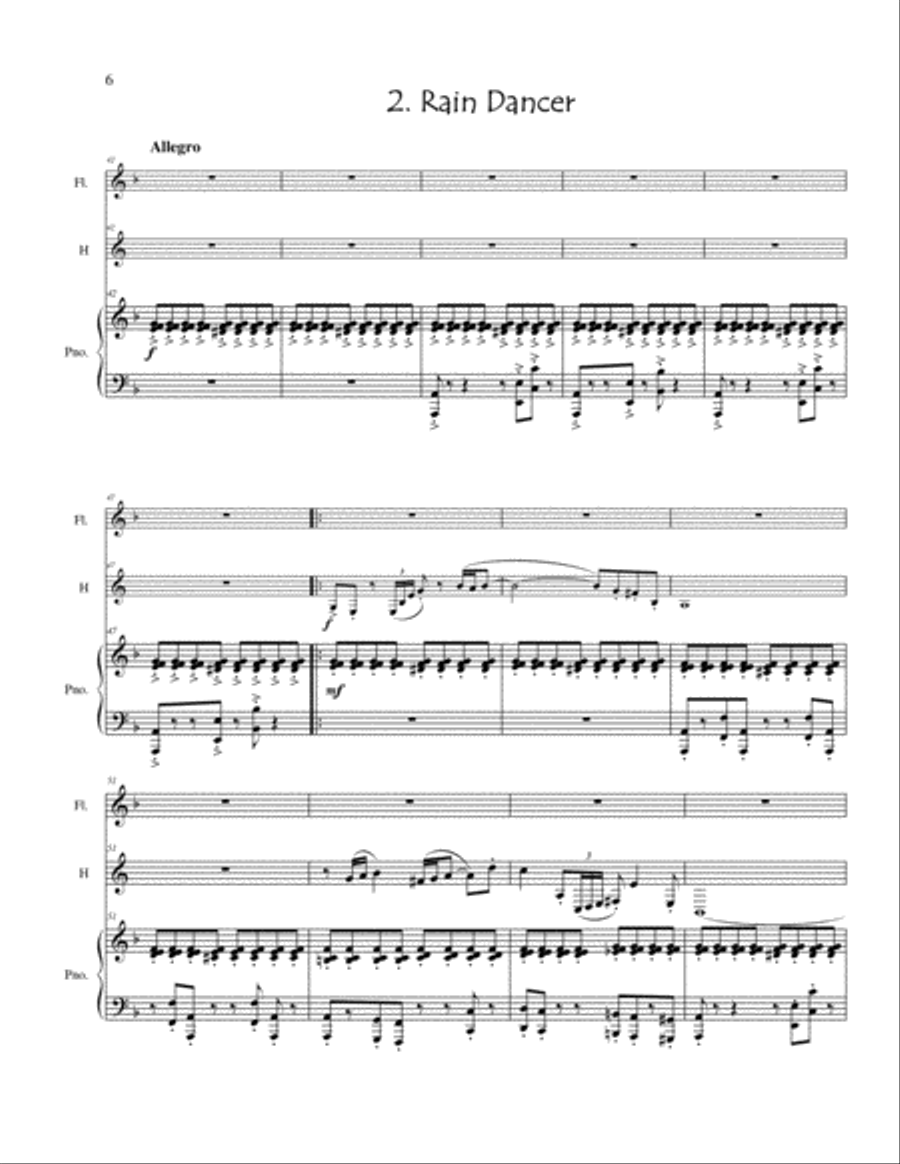 Angel Peak Suite Woodwind Duet scores gallery preview page 6