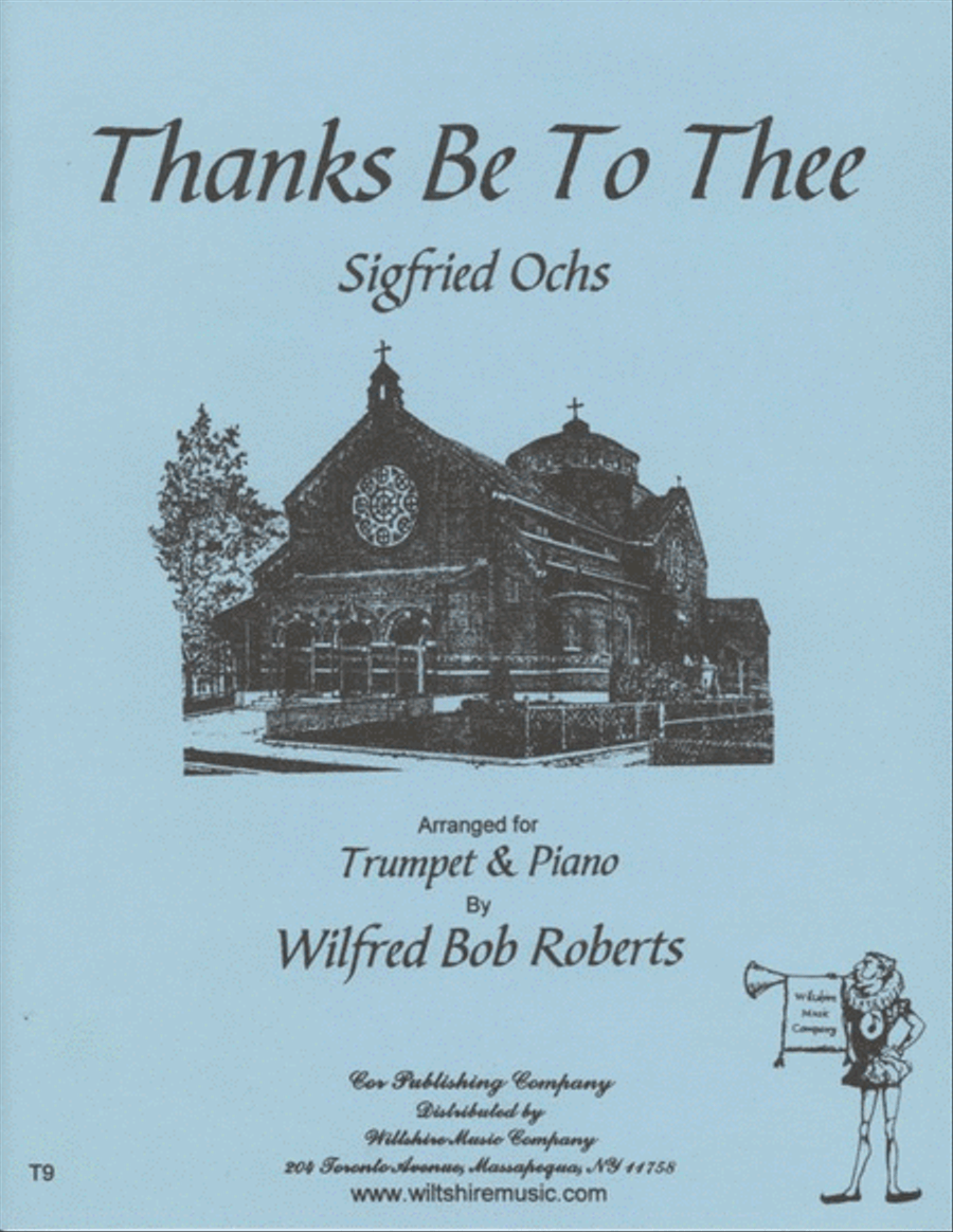 Thanks Be to Thee (Wilfred Bob Roberts) Trumpet Solo scores gallery preview page 1