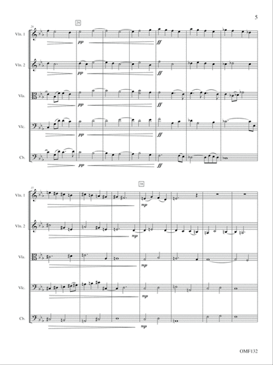 Stones and Glass Houses String Orchestra scores gallery preview page 5