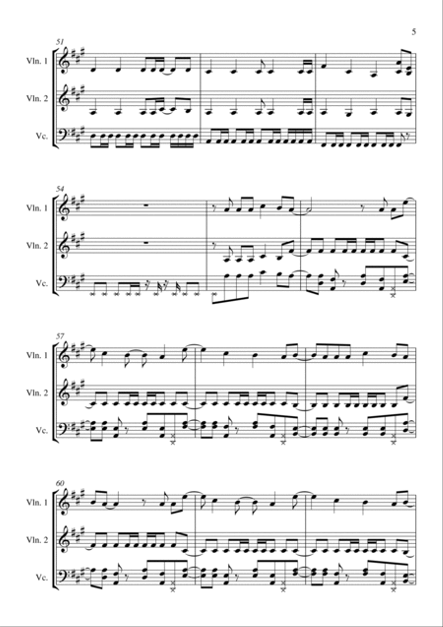 Pompeii String Trio scores gallery preview page 6