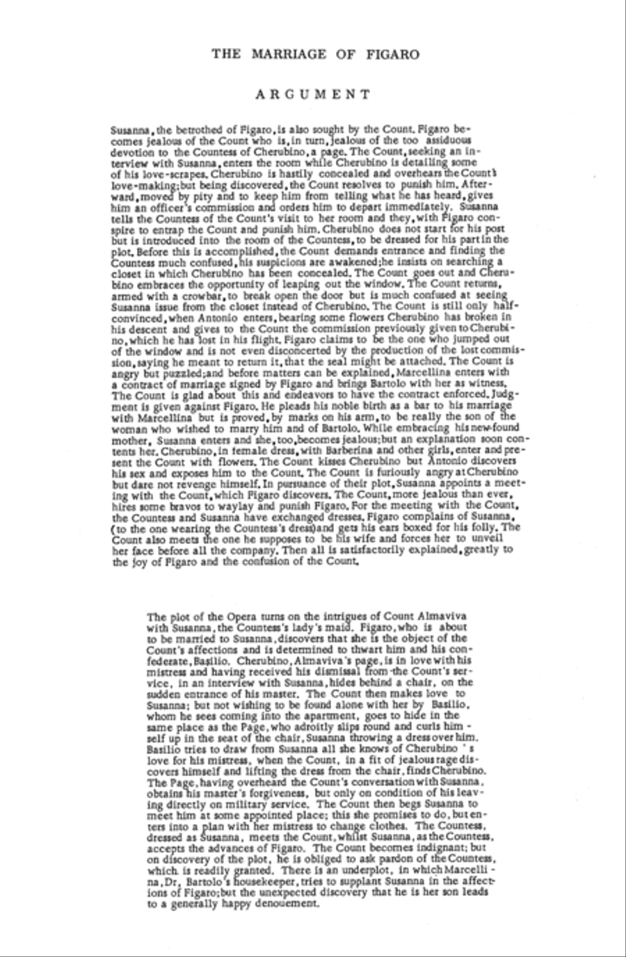 The Marriage of Figaro Voice scores gallery preview page 7
