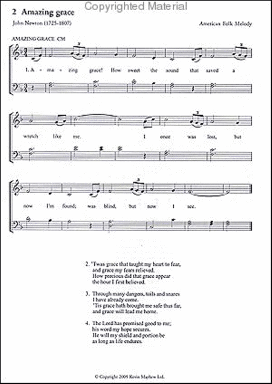 Easy to play Favourite Hymns - Book Easy Piano scores gallery preview page 2