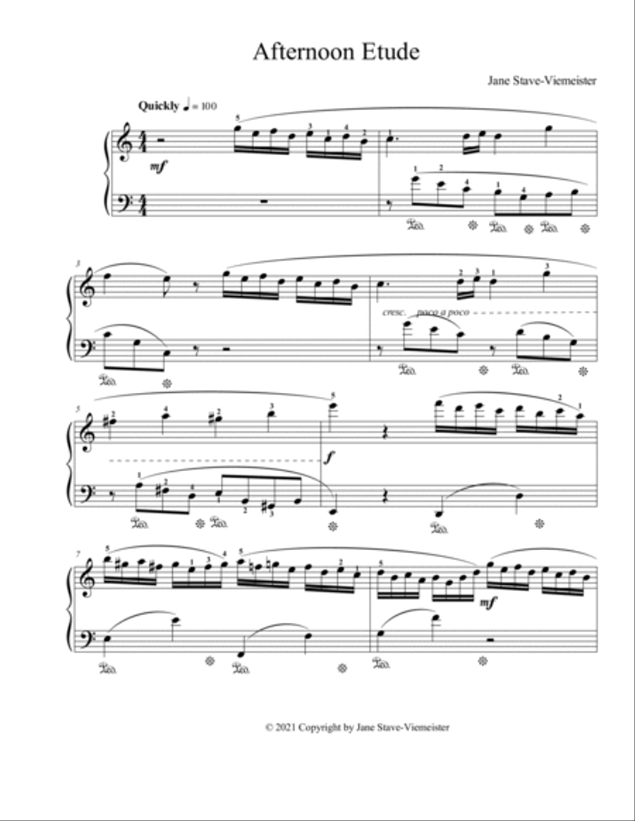 Afternoon Etude Piano Method scores gallery preview page 2