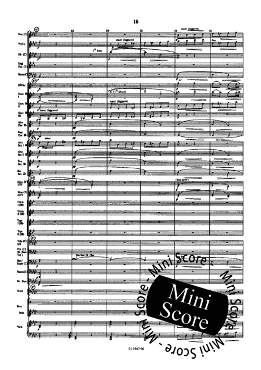 Chanson de Matin Concert Band scores gallery preview page 19