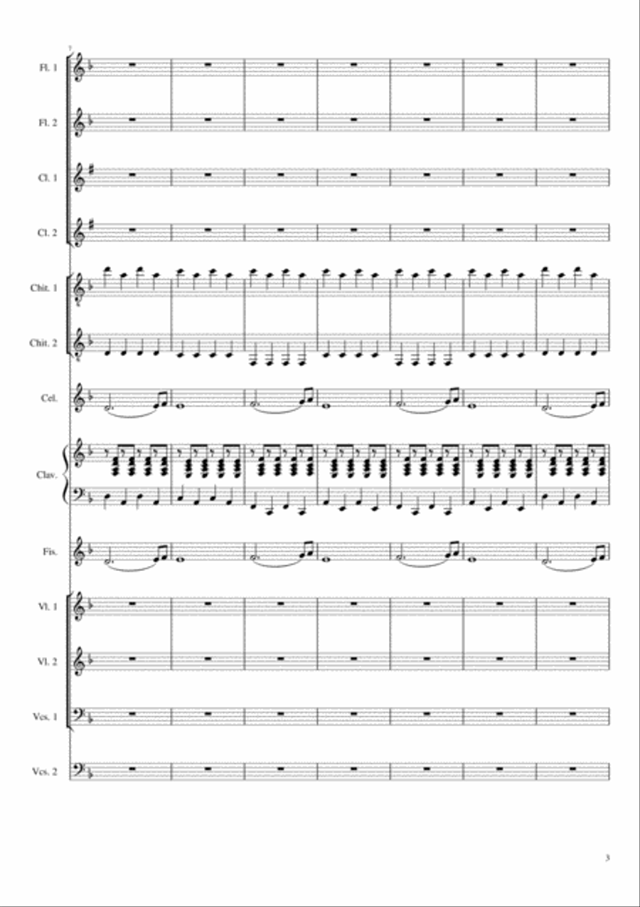 A Quai Clarinet scores gallery preview page 3