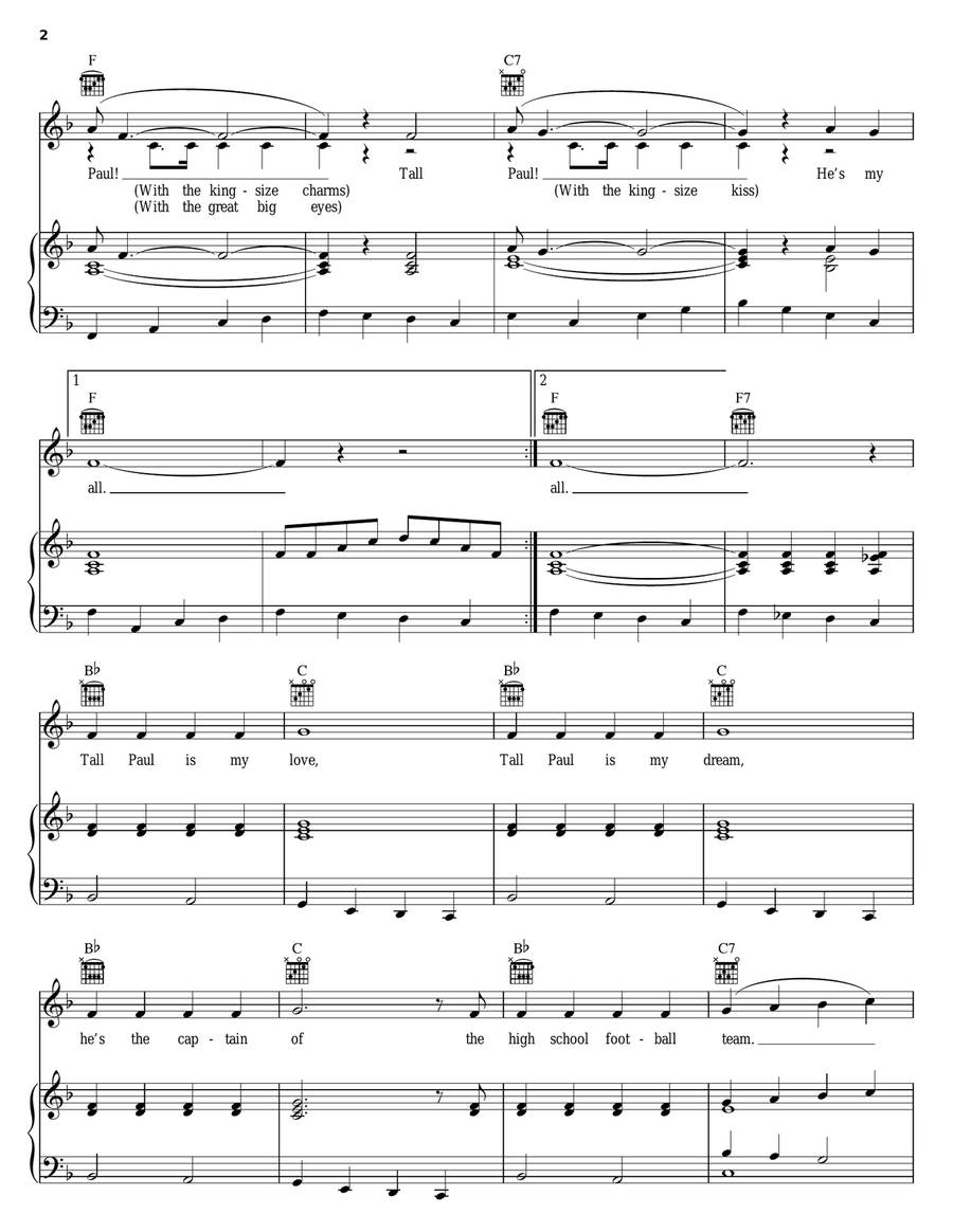 Tall Paul Tall Paul Acoustic Guitar scores gallery preview page 2