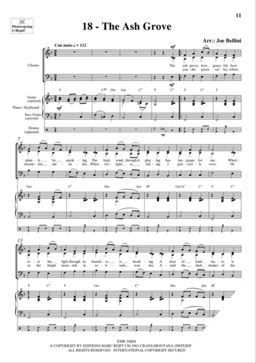 20 Celtic Hits Volume 4 4-Part scores gallery preview page 5