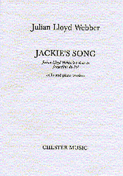 Julian Lloyd Webber: Jackie's Song by Julian Lloyd Webber Piano Accompaniment - Sheet Music