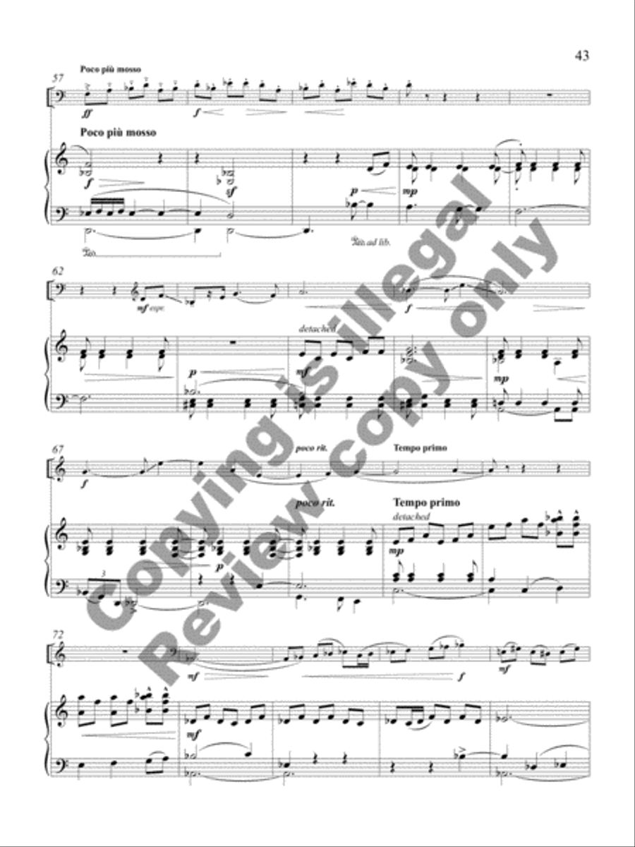 Legends of Kintamani (Cello/Piano Score) Orchestra scores gallery preview page 22