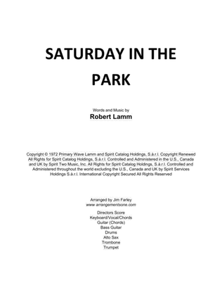 Book cover for Saturday In The Park
