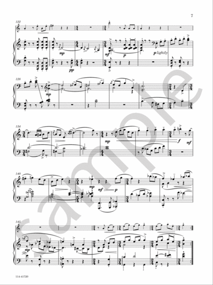 Autumn Lute-Song Chamber Music scores gallery preview page 7