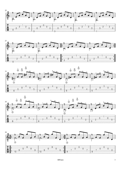 Song of the Rainbow - Sheet Music + TAB image number null