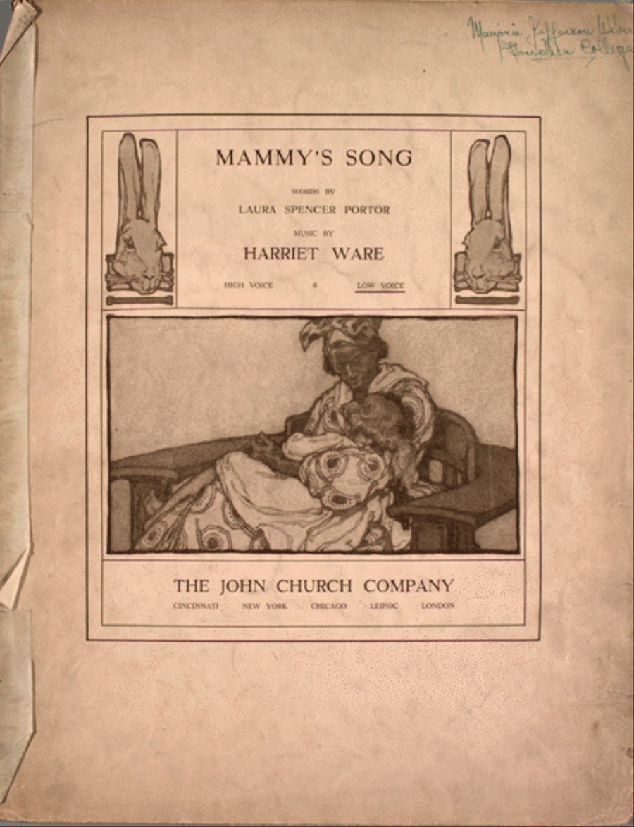 Mammy's Song Voice scores gallery preview page 1