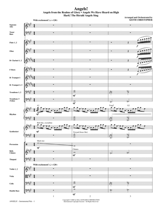 Book cover for Angels! (Medley) - Full Score