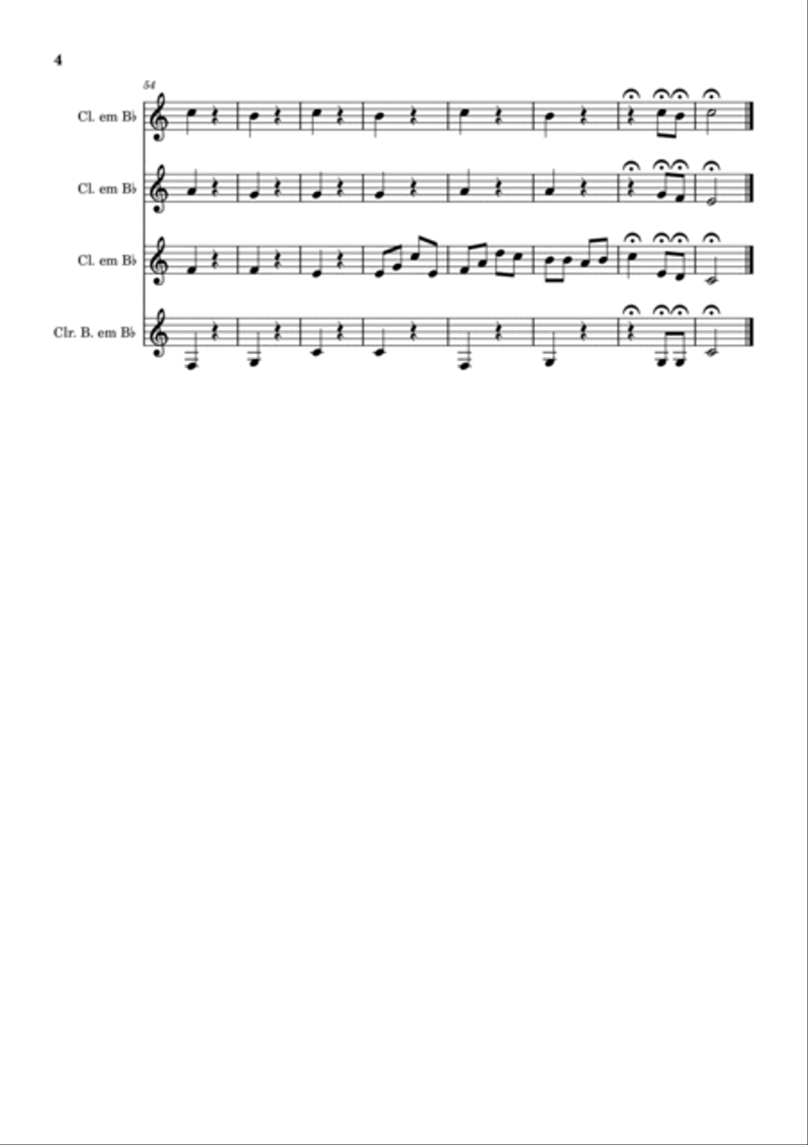 Alecrim (Rosemary) Woodwind Ensemble scores gallery preview page 5