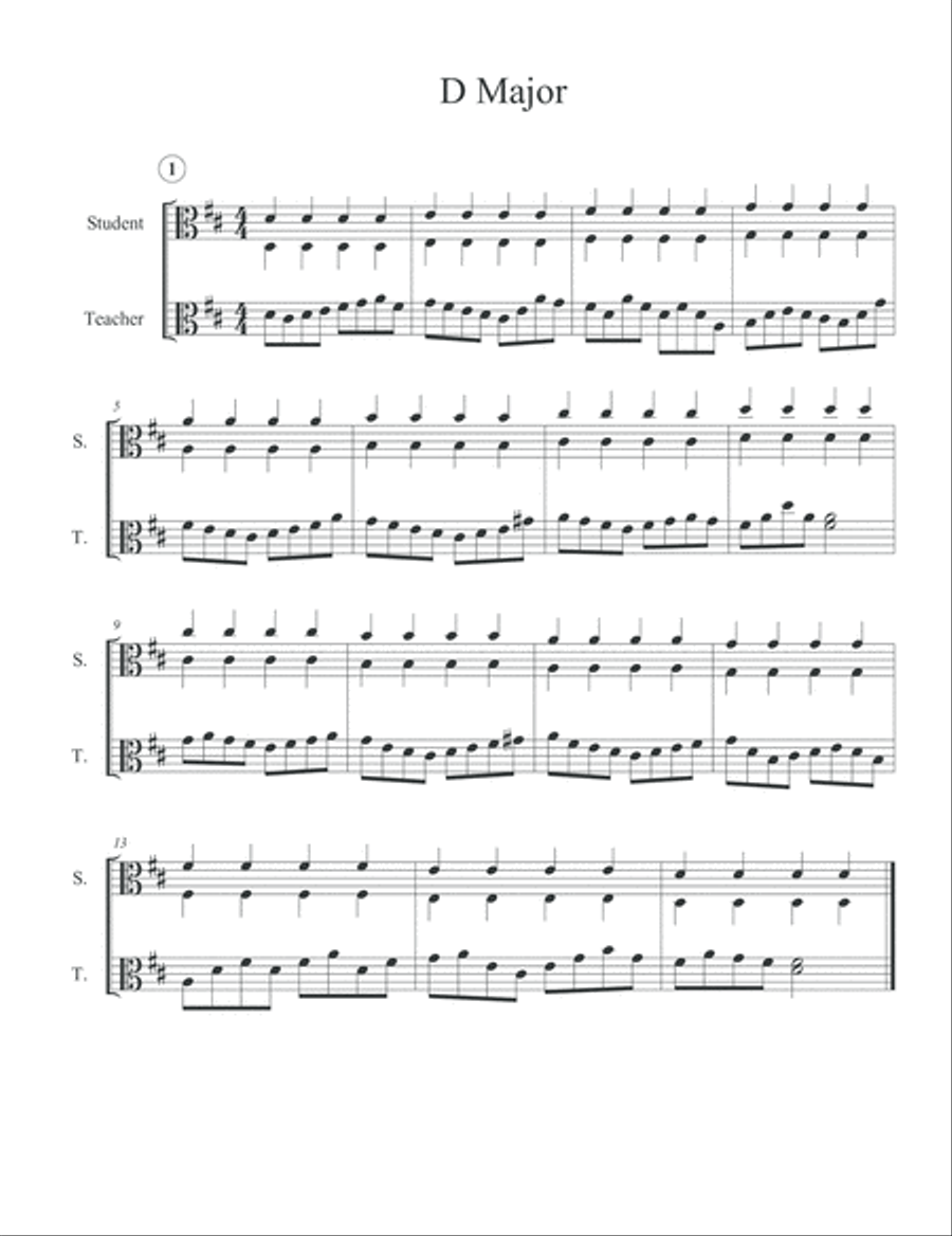 Scale Duets String Duet scores gallery preview page 4