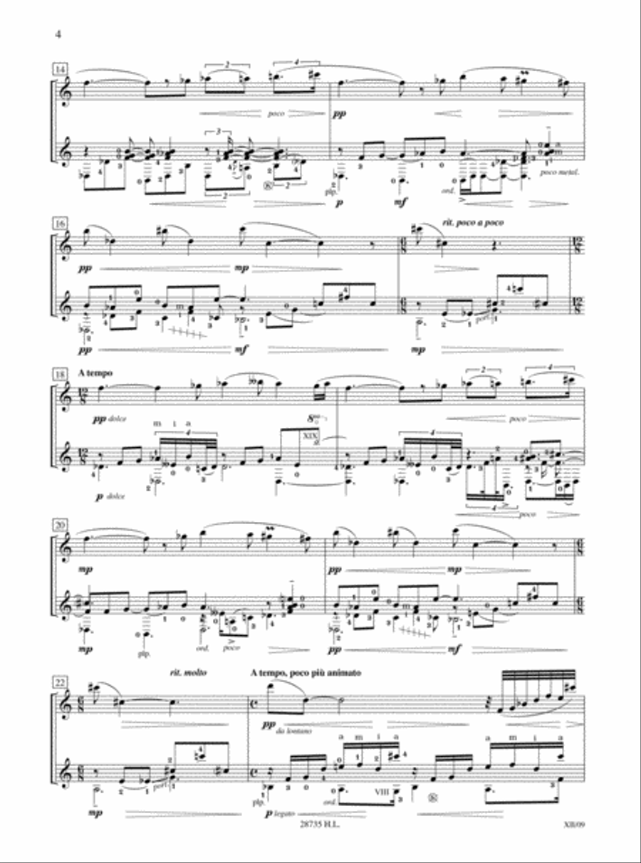 Traveling sonata Flute scores gallery preview page 3