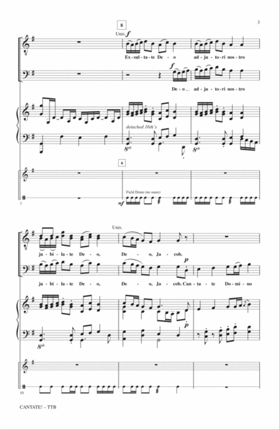 Cantate! TTBB scores gallery preview page 2