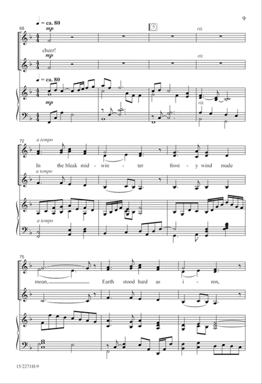 Here We Come A-Caroling! Here We Come A-Caroling! SSA scores gallery preview page 10
