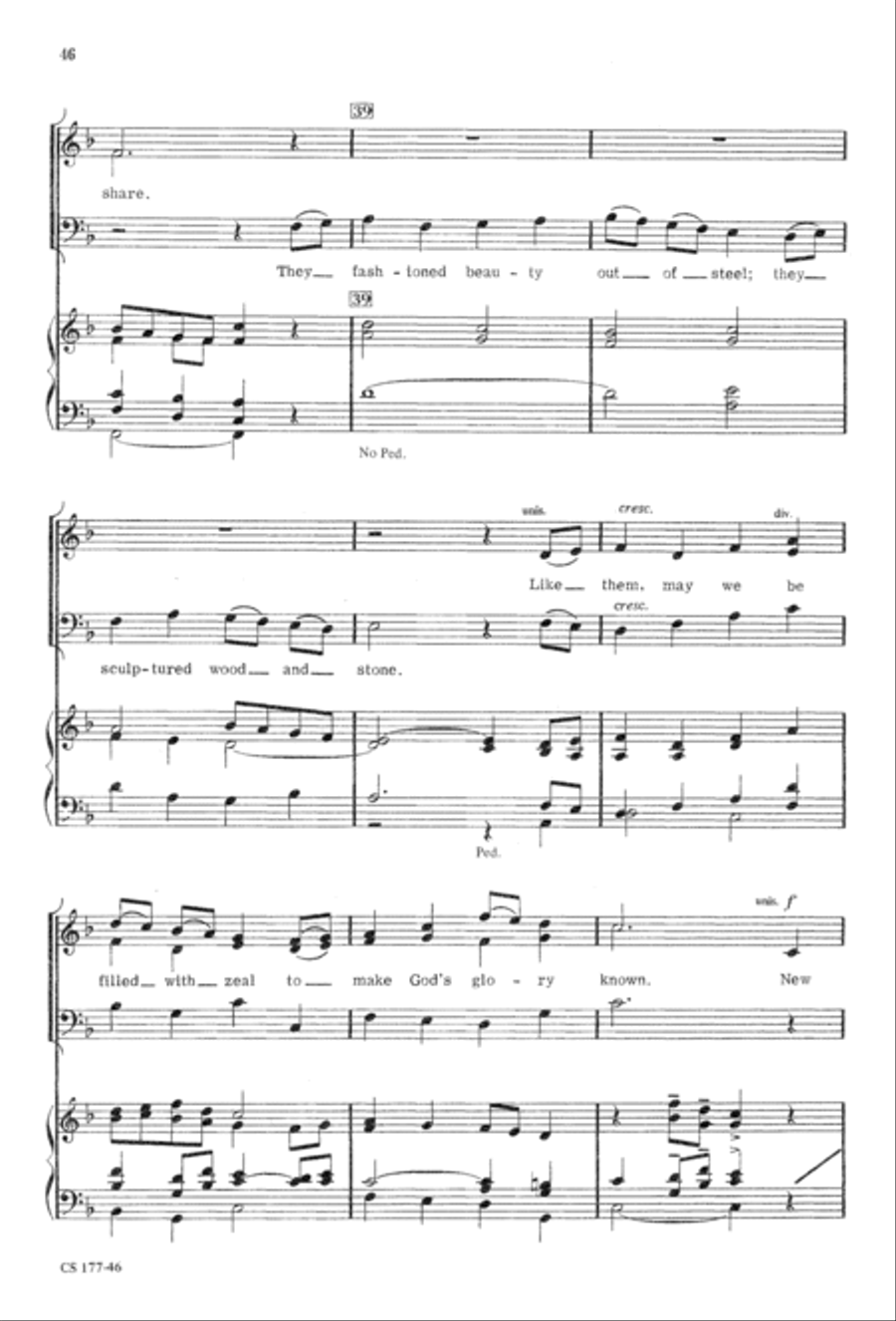 Foundation Anthems 3-Part scores gallery preview page 48
