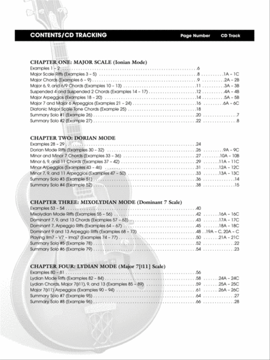 21st Century Pro Method - Jazz Guitar - Swing to Bebop (Book/CD) Electric Guitar scores gallery preview page 6