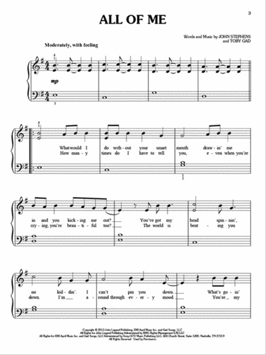 More Simple Songs More Simple Songs Easy Piano scores gallery preview page 3
