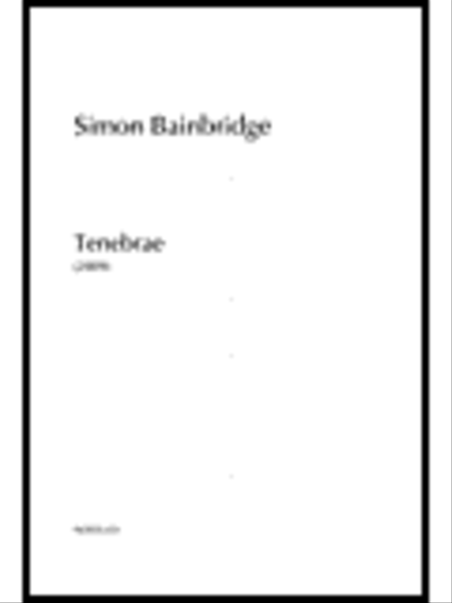 Tenebrae String Quartet scores gallery preview page 1