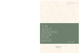 Book cover for Sight Reading Book For Band, Vol 4 - Flute