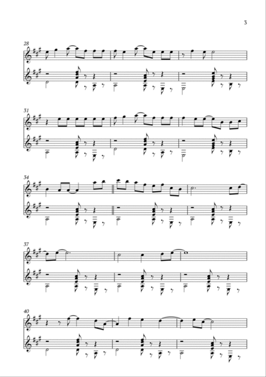 Kiss The Girl Oboe scores gallery preview page 3