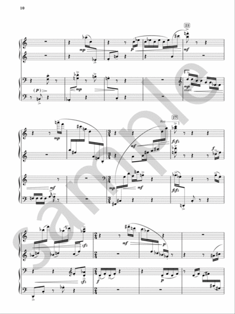 Suite Sixteenths Chamber Music scores gallery preview page 8