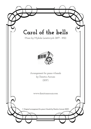 Book cover for Carol of the bells - Amazing piano 4 hands arrangement