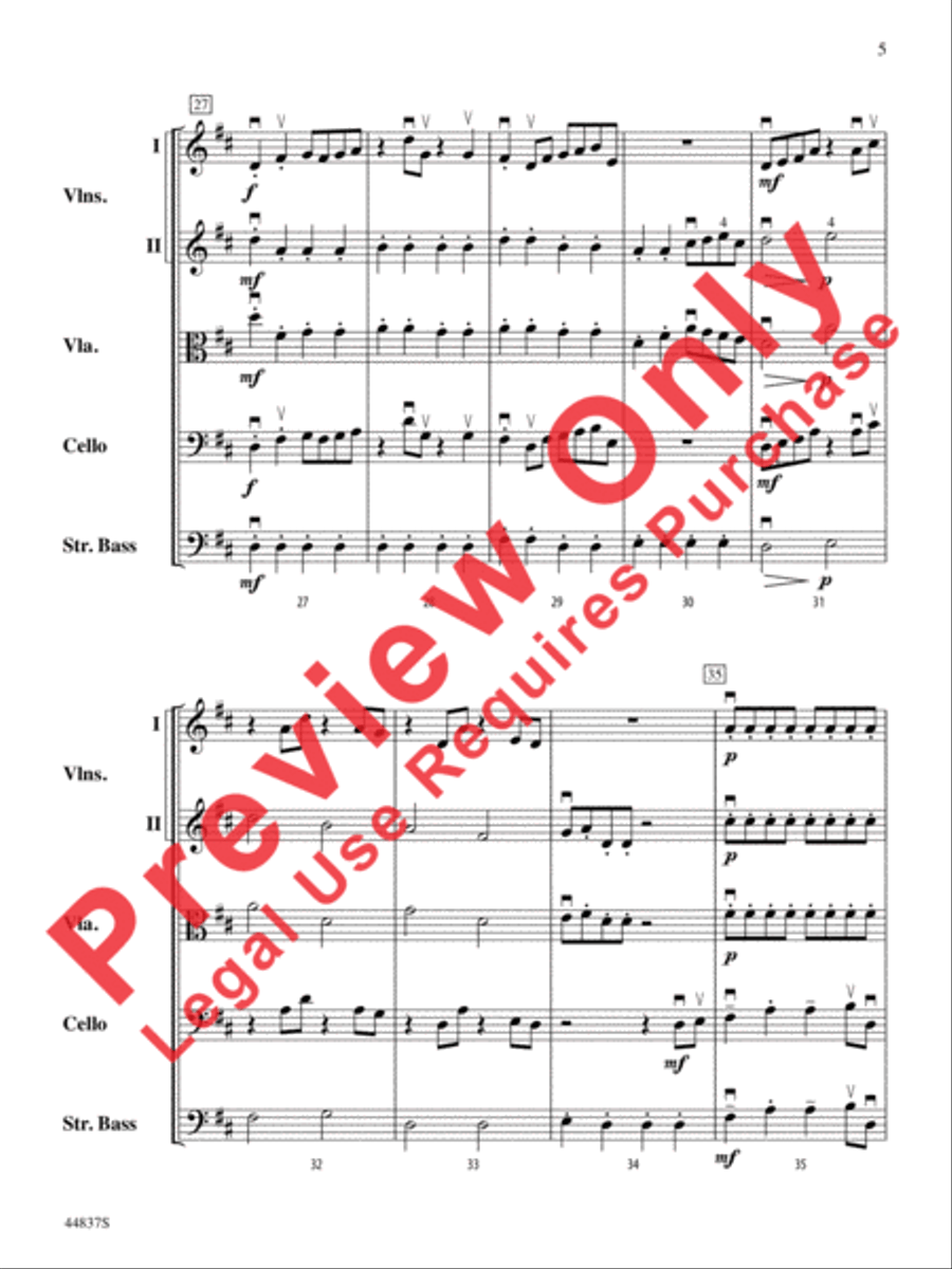 A Spark of Courage A Spark of Courage String Orchestra scores gallery preview page 14