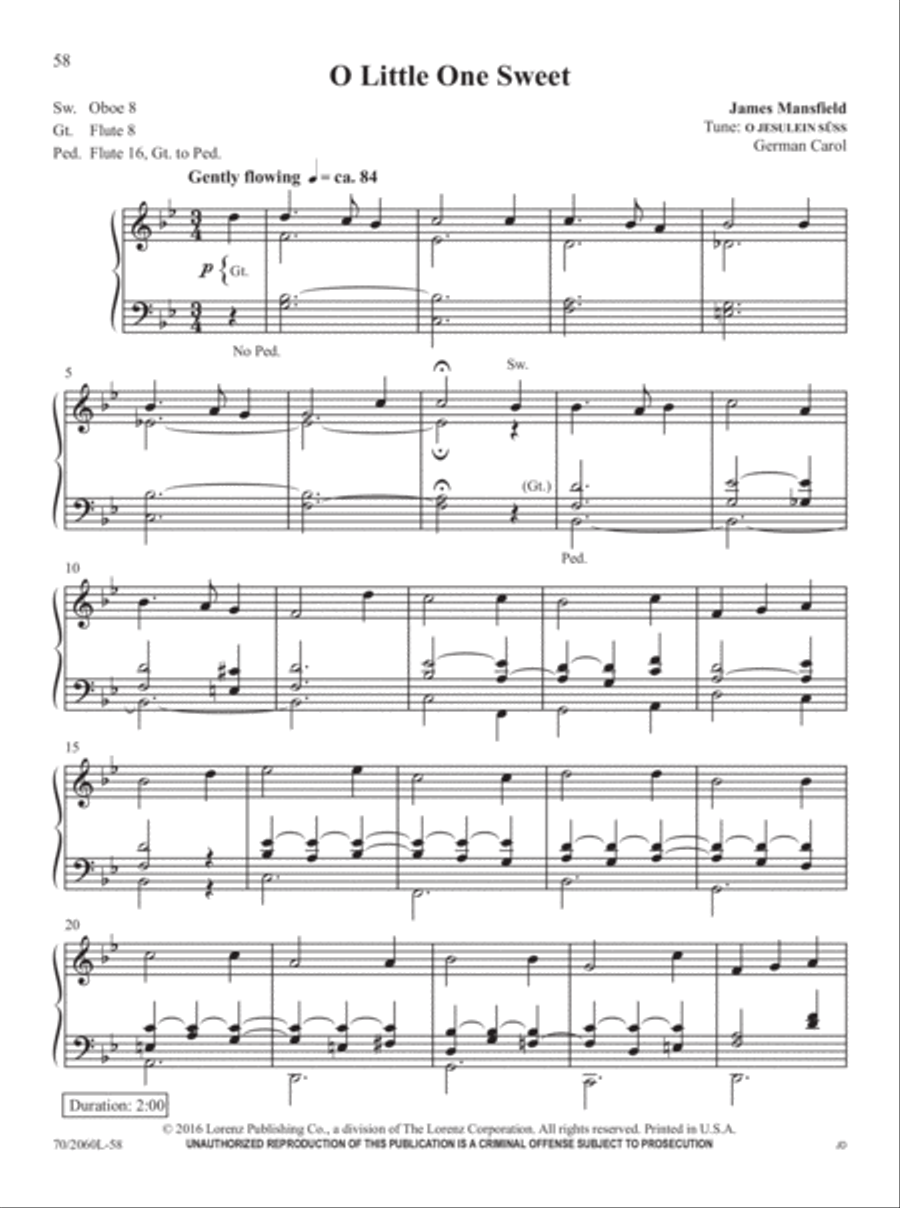 Easy Organ Library, Vol. 62 Organ Solo scores gallery preview page 35