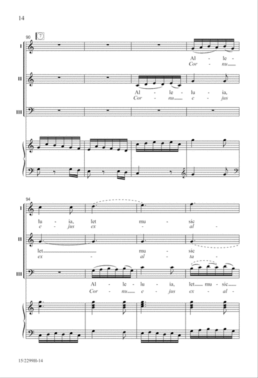 Come, Sing and Be Joyful Divisi scores gallery preview page 15