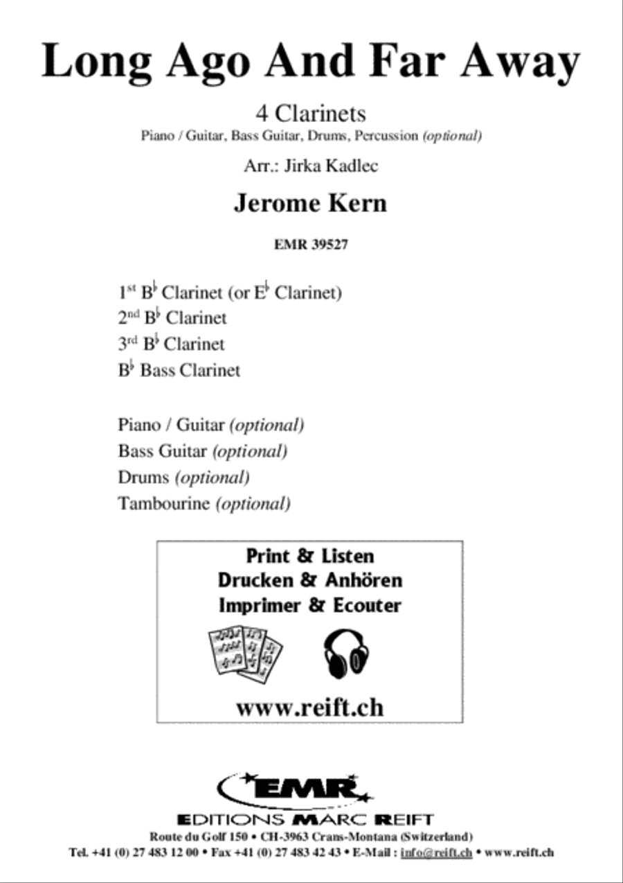Long Ago And Far Away Clarinet scores gallery preview page 2