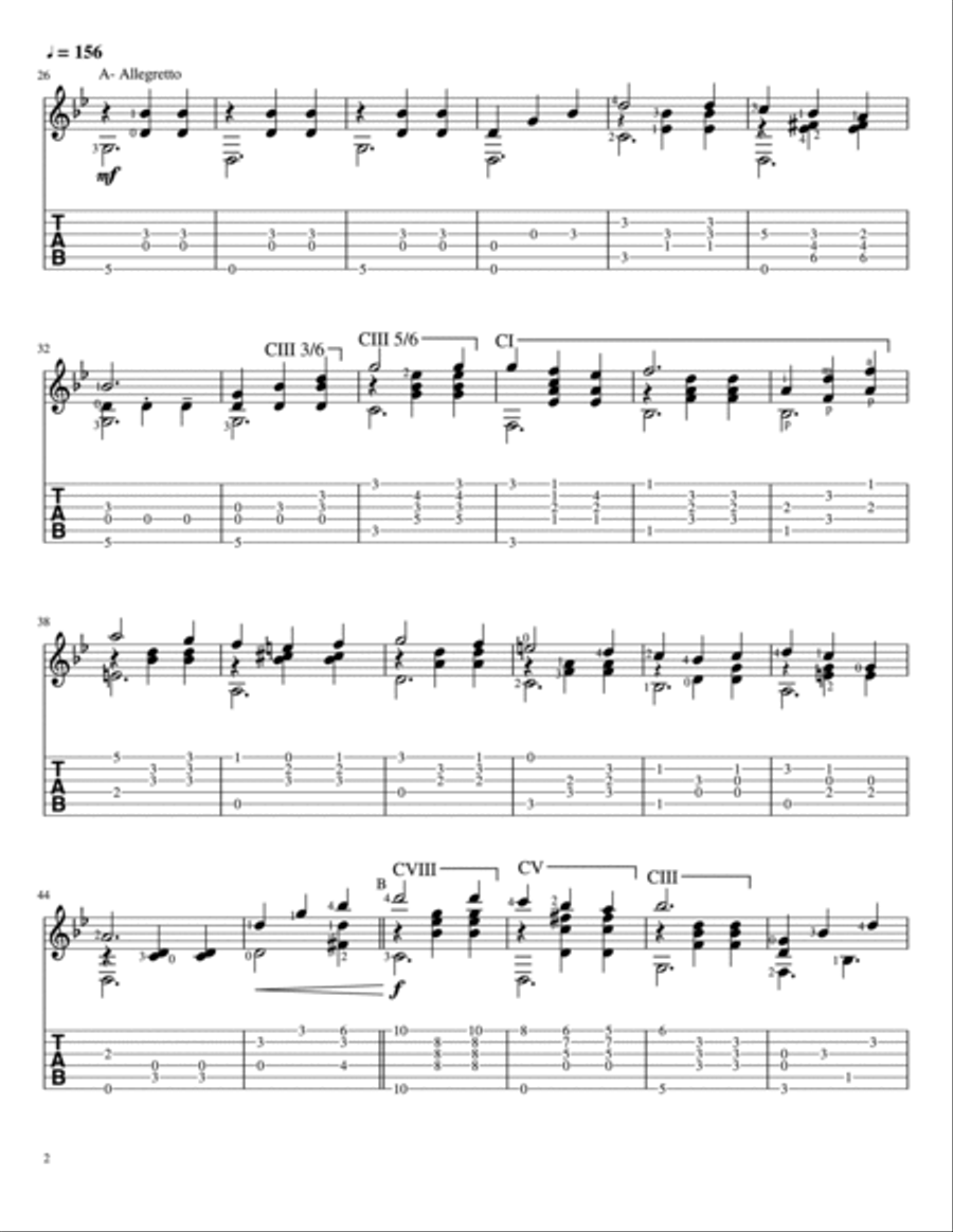 Merry-go-round Of Life Acoustic Guitar scores gallery preview page 3