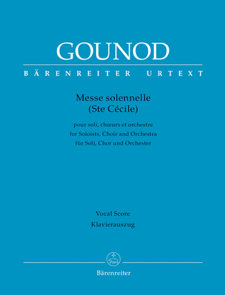 Messe solennelle (Saint Cecile) for Soloists, Choir and Orchestra