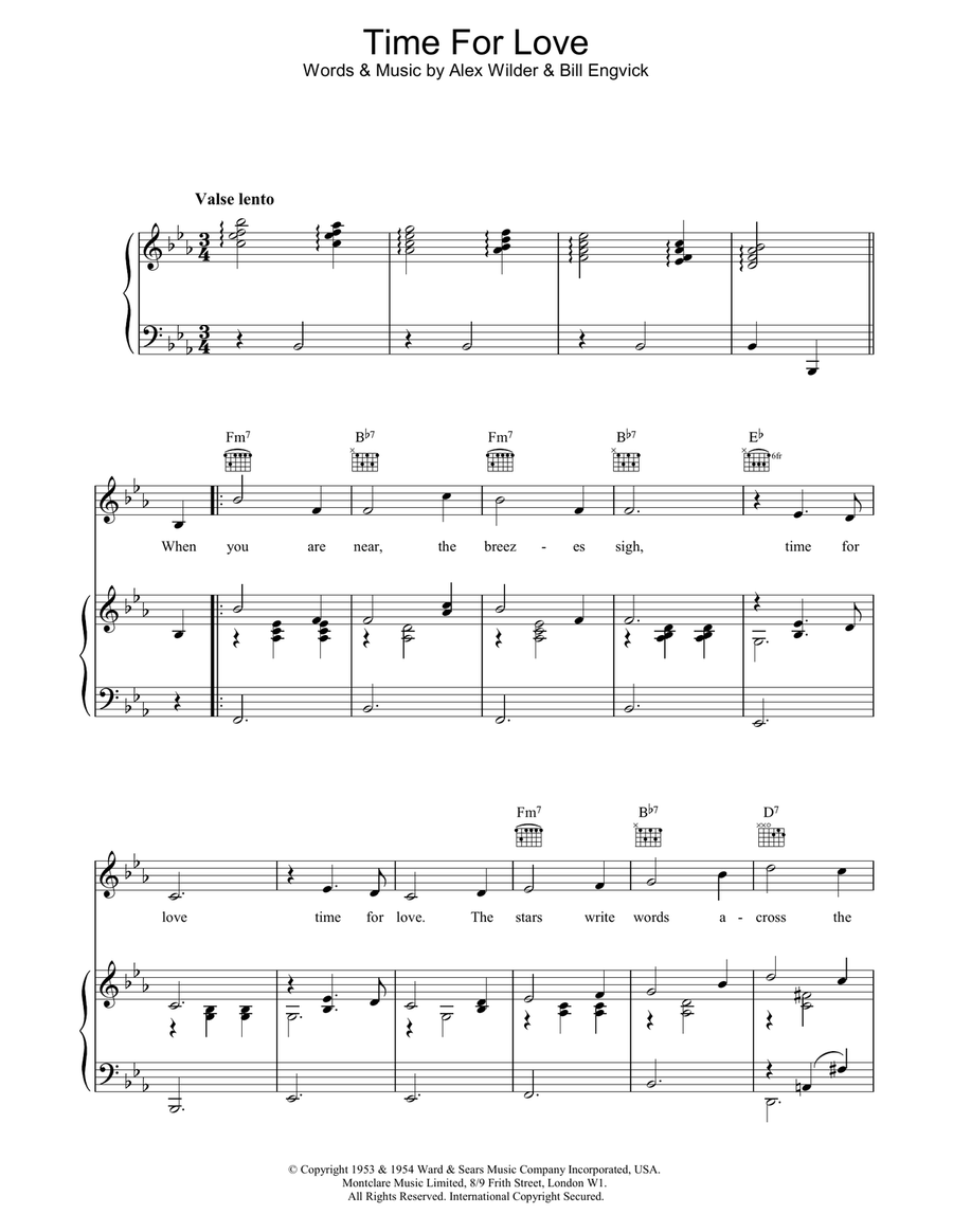 Time For Love Guitar scores gallery preview page 1