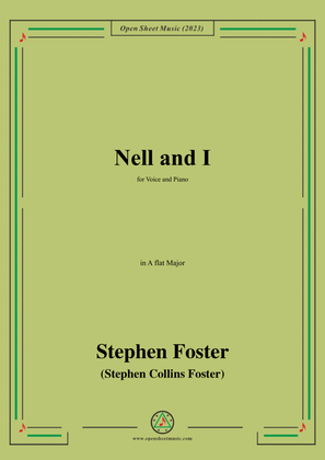 Book cover for S. Foster-Nell and I,in A flat Major