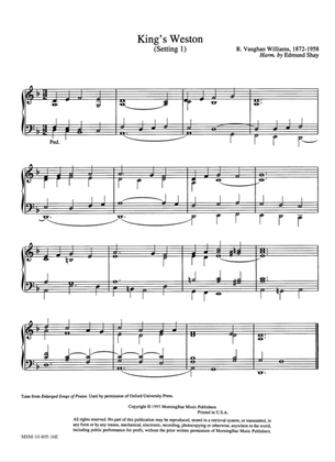 King's Weston (2 settings) (Hymn Harmonization)