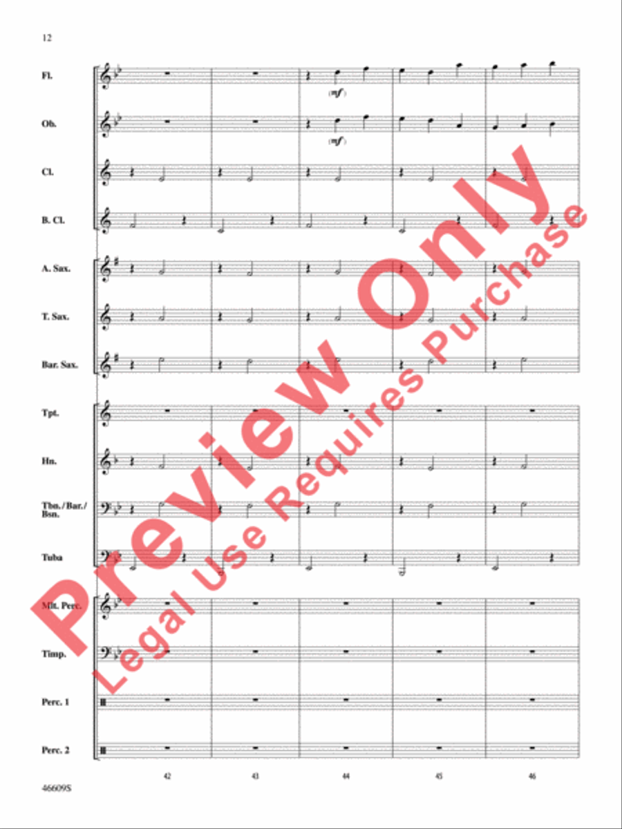 A (Very) Short History of Music Concert Band scores gallery preview page 13