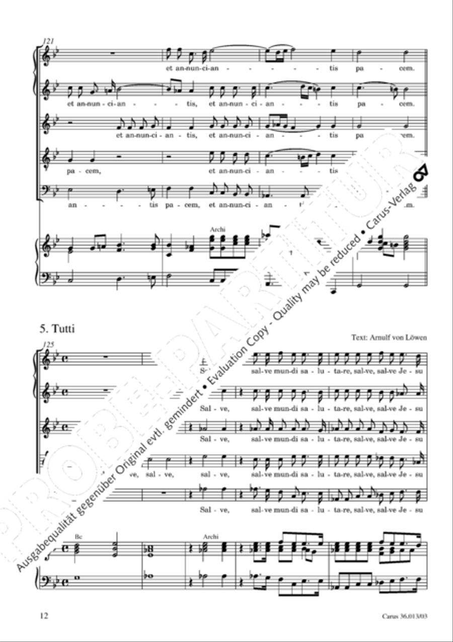 Membra Jesu nostri SSATB scores gallery preview page 13