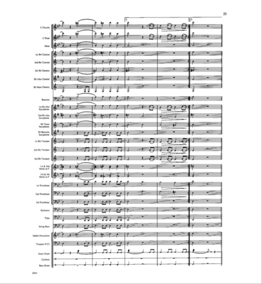 The Magic of Mozart Concert Band scores gallery preview page 23