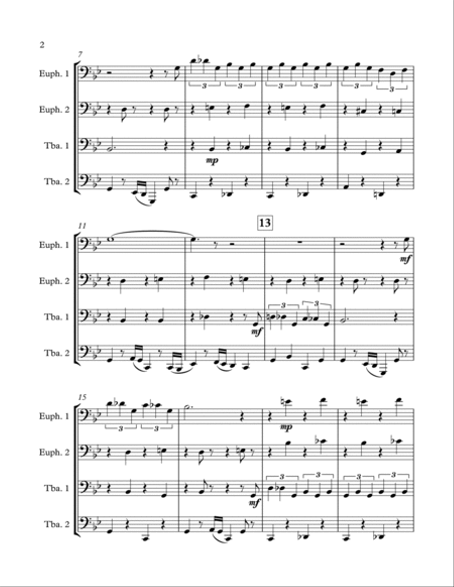 It Ain't Necessarily So Euphonium scores gallery preview page 2