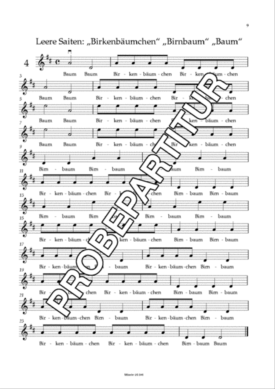 106 Etuden fur den Violinunterricht Violin Solo scores gallery preview page 10