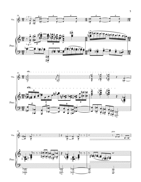 Sonata No 4 for Violin and Piano image number null