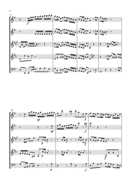 6 Baroque Classics - wind quintet bundle / book / pack image number null