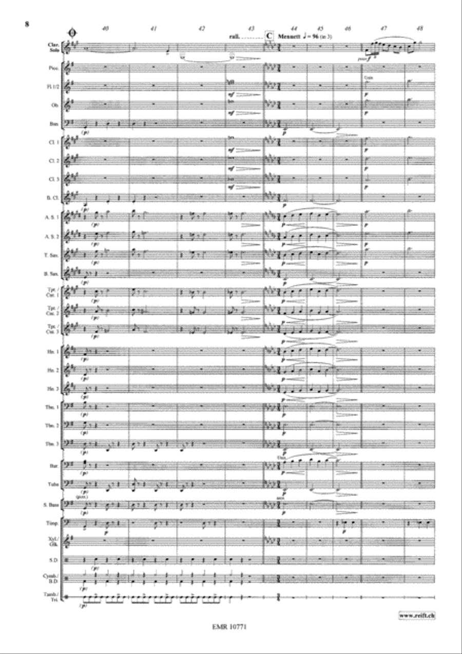 Concerto Piccolo Concert Band scores gallery preview page 8