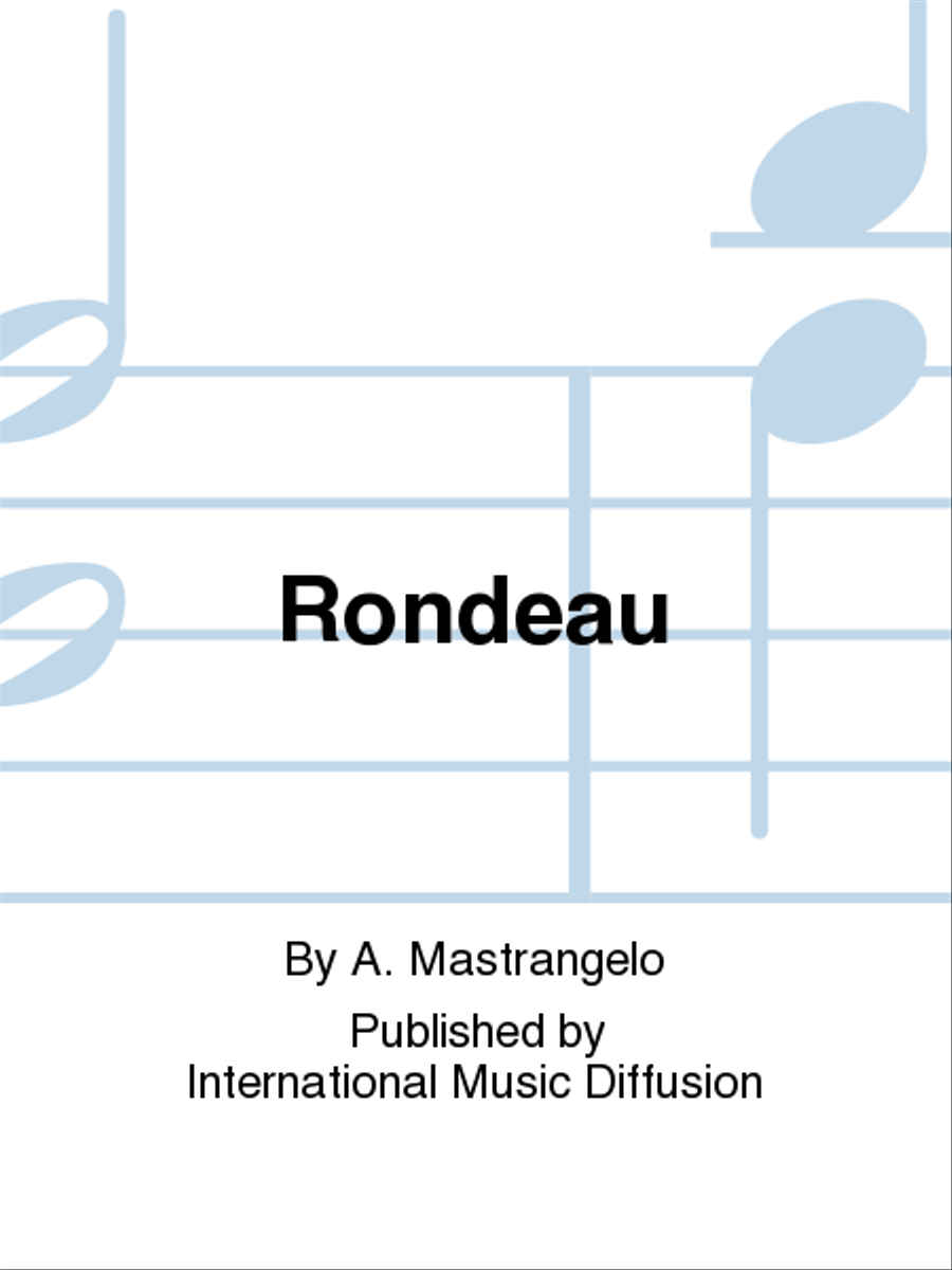 Rondeau Rondeau Trombone scores gallery preview page 1
