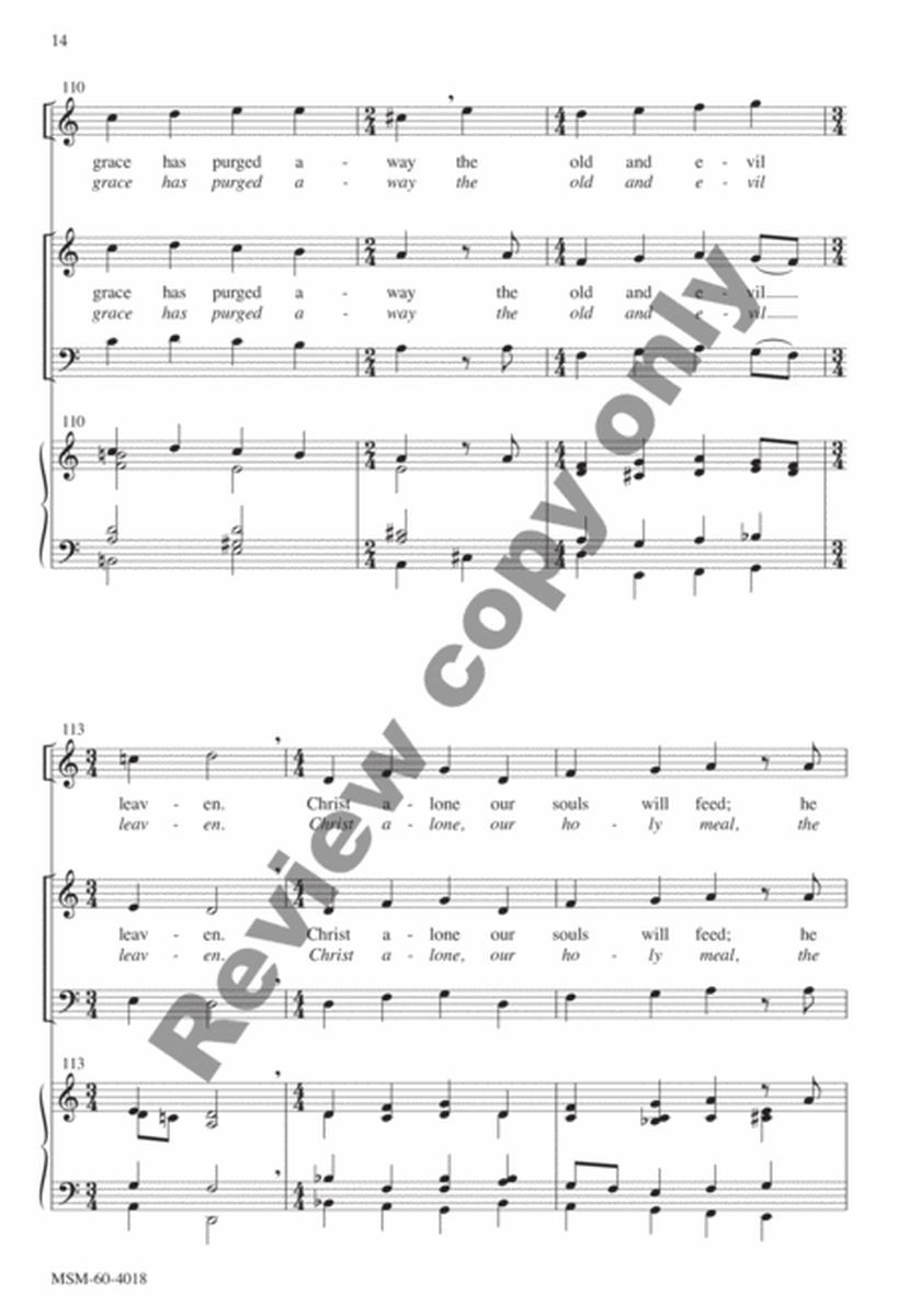 Christ Jesus Lay in Death's Strong Bands (Choral Score) image number null